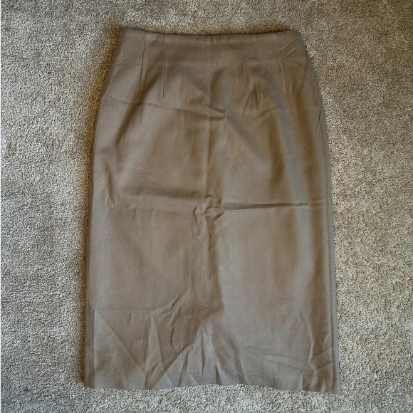 NWT Vintage Savannah Pure Wool High Waisted Knee Length Pencil Skirt Women's 16 - Picture 1 of 6